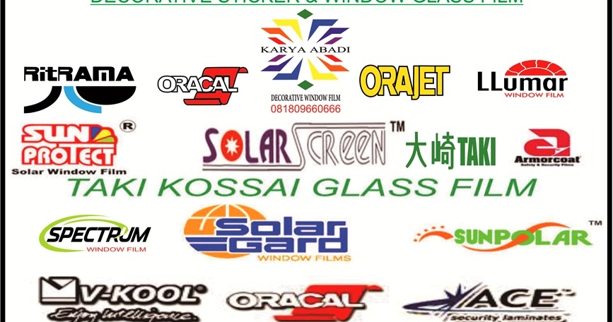 Karya Abadi - Decorative Sticker : Sandblast Sticker & Kaca Film Gedung