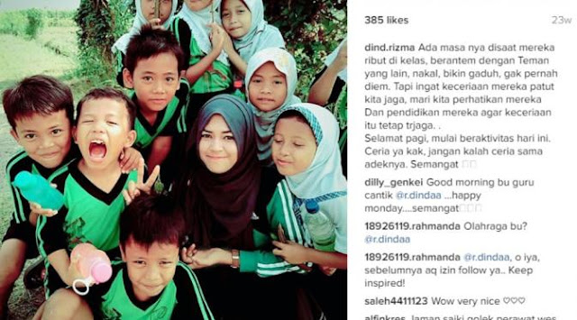 Rizma, Guru SD Cantik Asal Tegal yang Jadi Idola Rizma, Guru SD Cantik Asal Tegal yang Jadi Idola