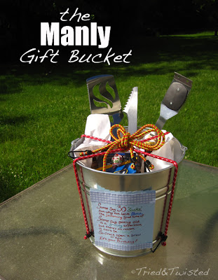 Manly Gift Bucket: a new kind of gift basket | Tried & Twisted