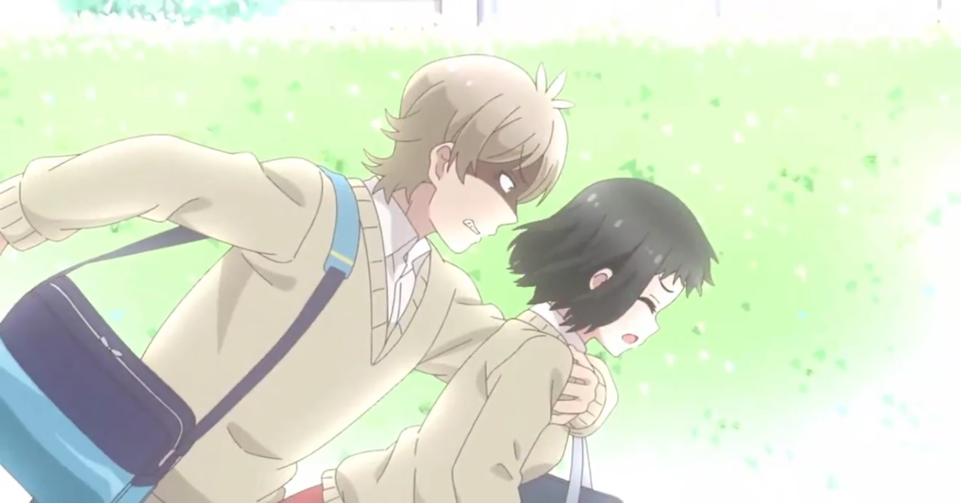 This is from the anime Akkun to Kanojo. The couple in the picture is  Atsuhiro Kagari and Non Katagiri.