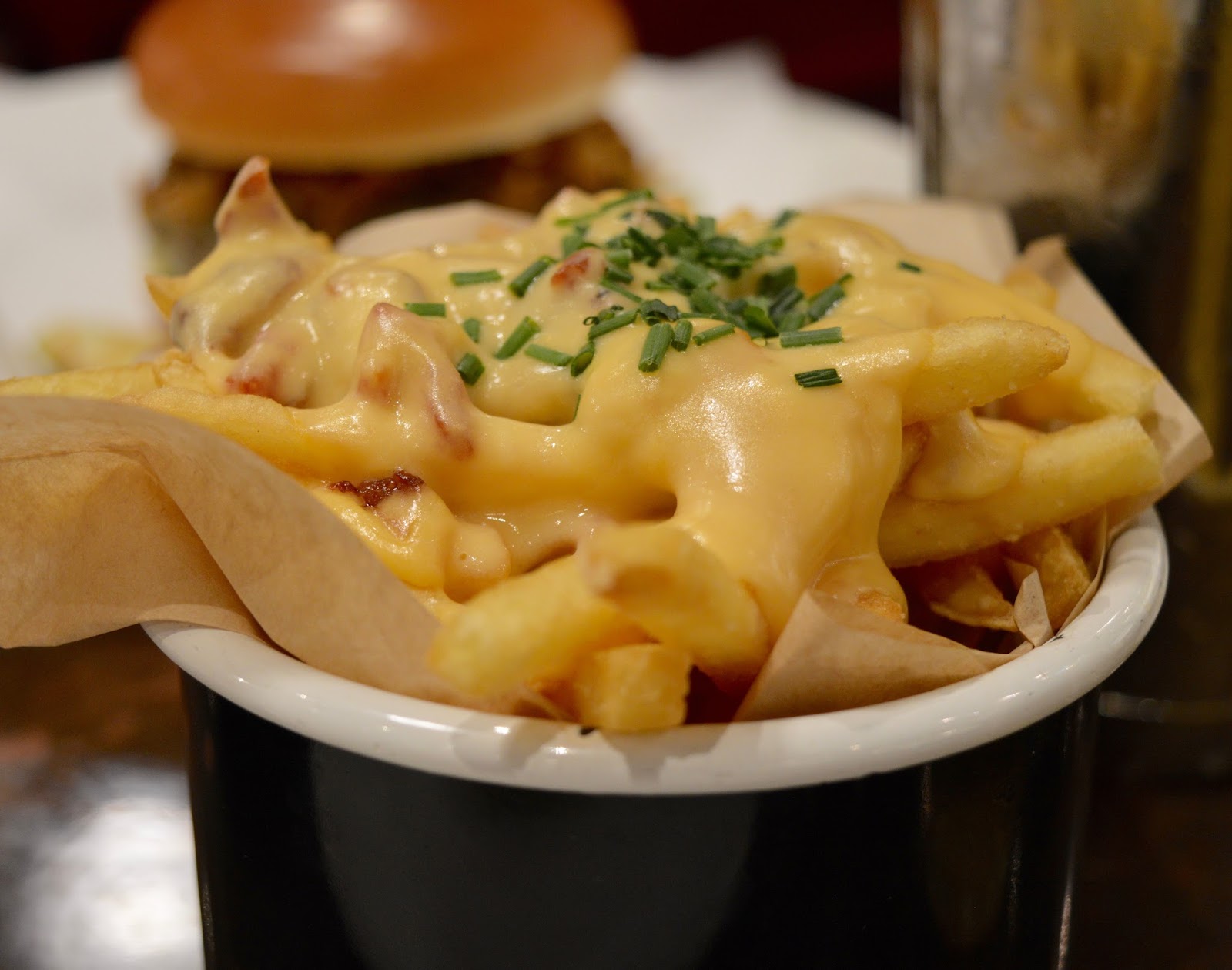 Byron Burgers | A Review of the children's menu at intu Metrocentre - bacon topped cheesy fries