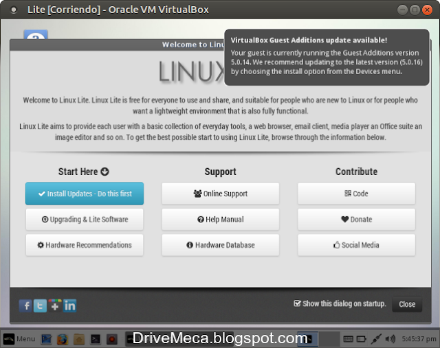 DriveMeca instalando Linux Lite 2.8 paso a paso