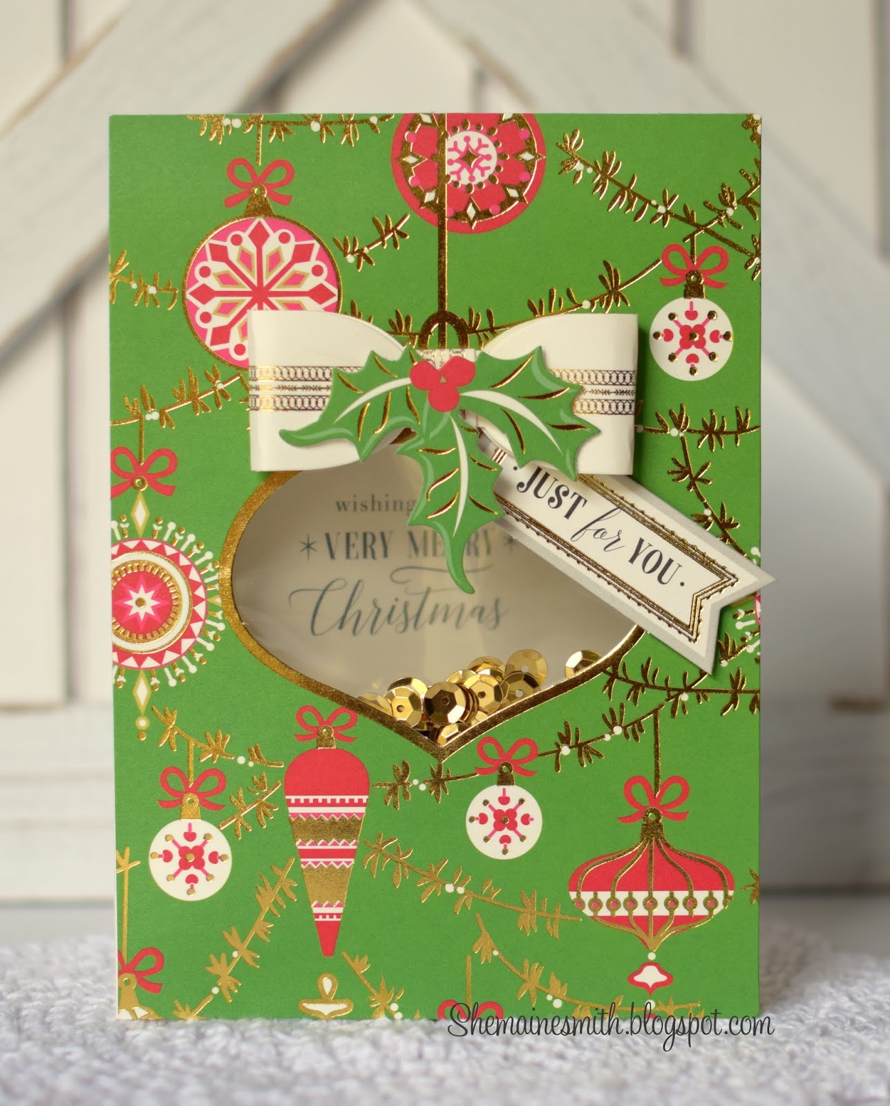 Crafty Creations with Shemaine 25 Days of Holiday Cards Day 7