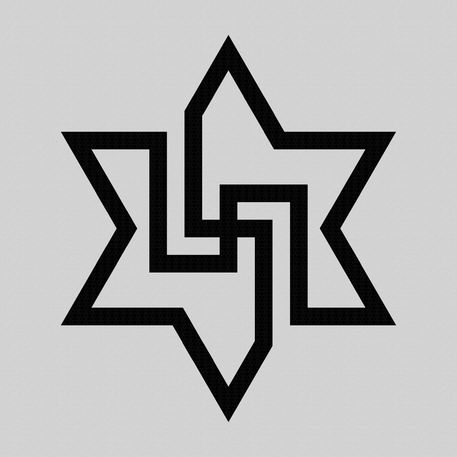 Как нарисовать свастику. Raelian Swastika. Флаг с трехконечной свастикой.
