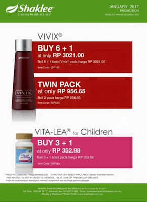 Promosi Shaklee Januari 2017 Vivix Promosi Shaklee Januari 2017 Vivix