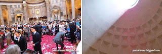 pantheon chuva petalas guia portugues - O nosso city tour Anjos e Demônios