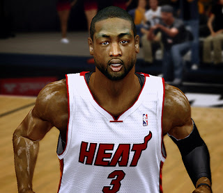 NBA 2K14 Dwyane Wade Cyberface Mod