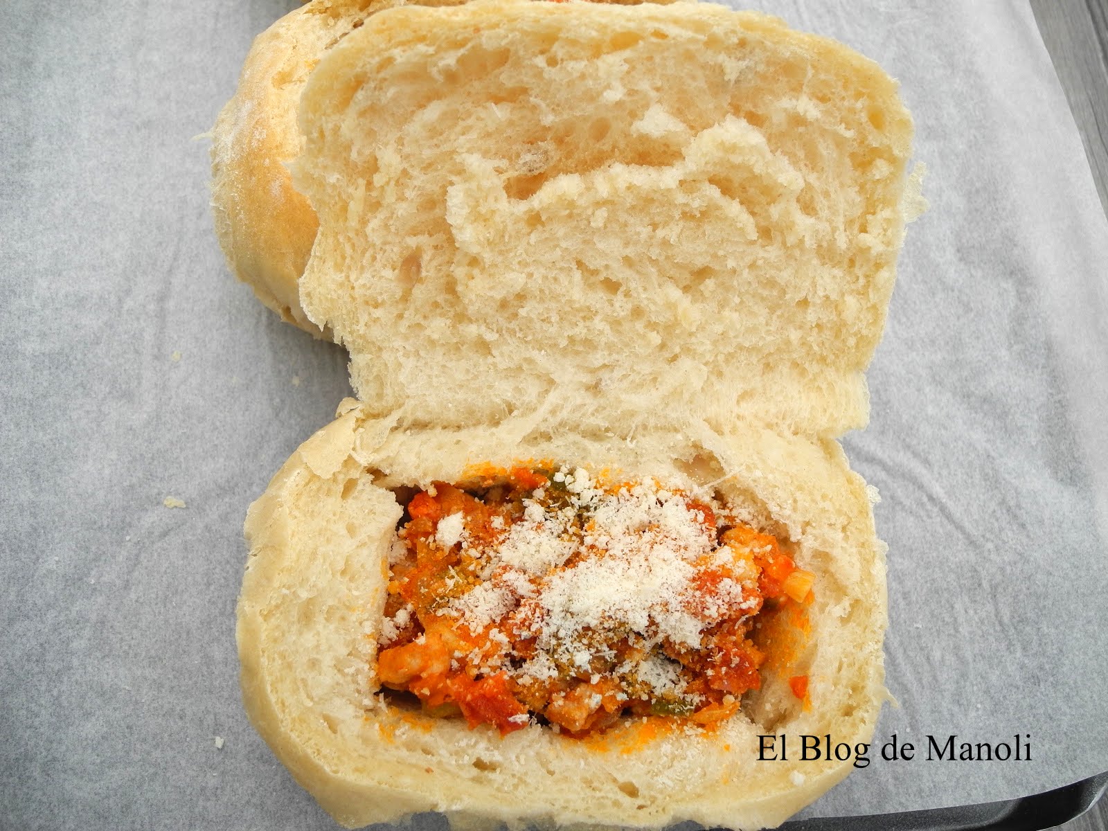 El blog de Manoli: Panecillos Chapatas Rellenos