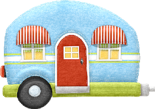 Clipart Ositos de Acampada. Clipart Ositos de Acampada.