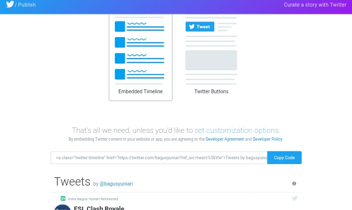 Cara Embed Timeline Twitter Ke Situs Web Cara Embed Timeline Twitter Ke Situs Web
