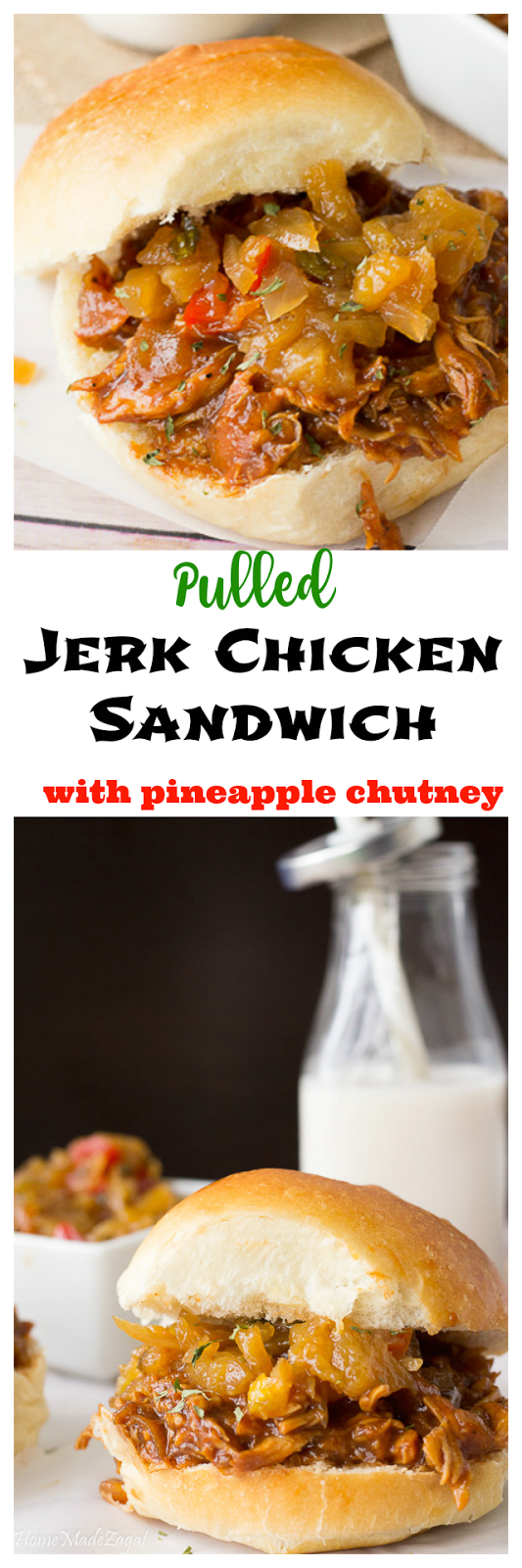 Pulled Jerk Chicken Sandwich Home Made Zagat