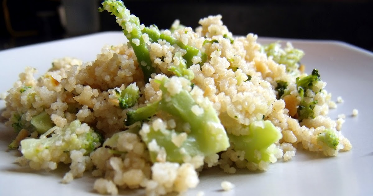 Recipe Broccoli, Couscous and Cashew Side Dish Frugal Family Times