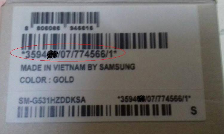 convert imei to serial number samsung