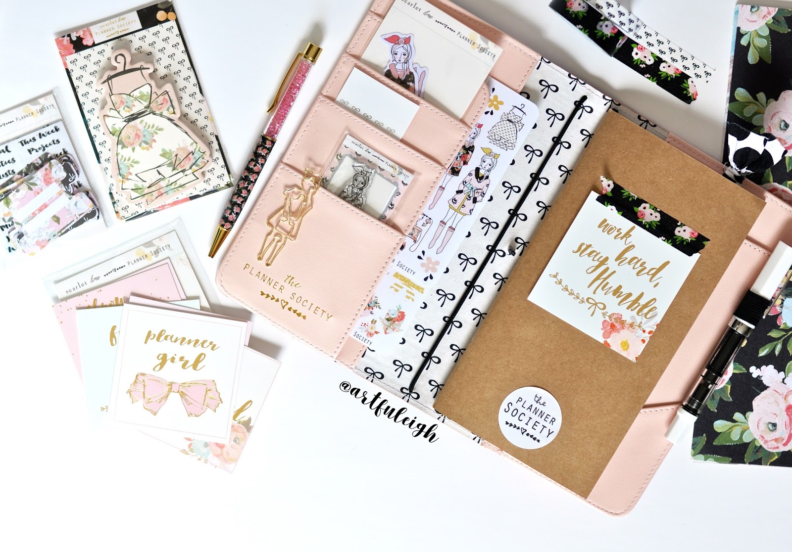 ARTFUL LEIGH Brand New Traveler's Notebook from The Planner Society