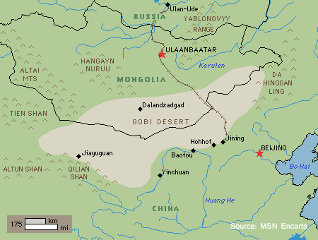 World Visits: Visit to Gobi Desert in China