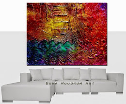 Abstract Painting "Deep Thoughts" by Dora Woodrum