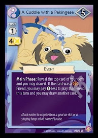 My Little Pony A Cuddle with a Pekingese Absolute Discord CCG Card