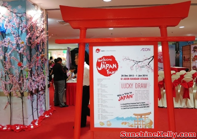 Welcome to Japan Fair, Iwate Food Fair, AEON Bandar Utama, bandar utama, shopping mall, japan food fair,  mochi, kids bento, osechi, origami workshop