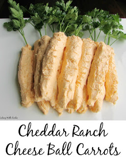 These cute cheese balls are the perfect appetizer for your next spring or Easter party. Just three ingredients and you will be in cheese ball heaven!