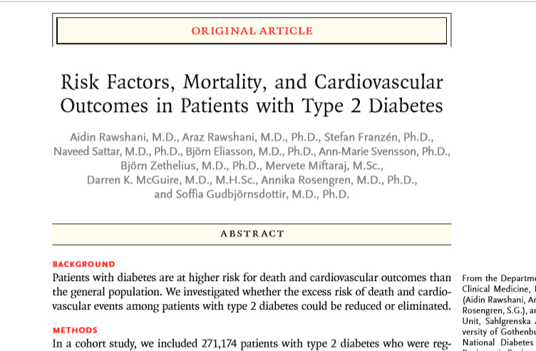 factores de riesgo cardiovascular en diabetes
