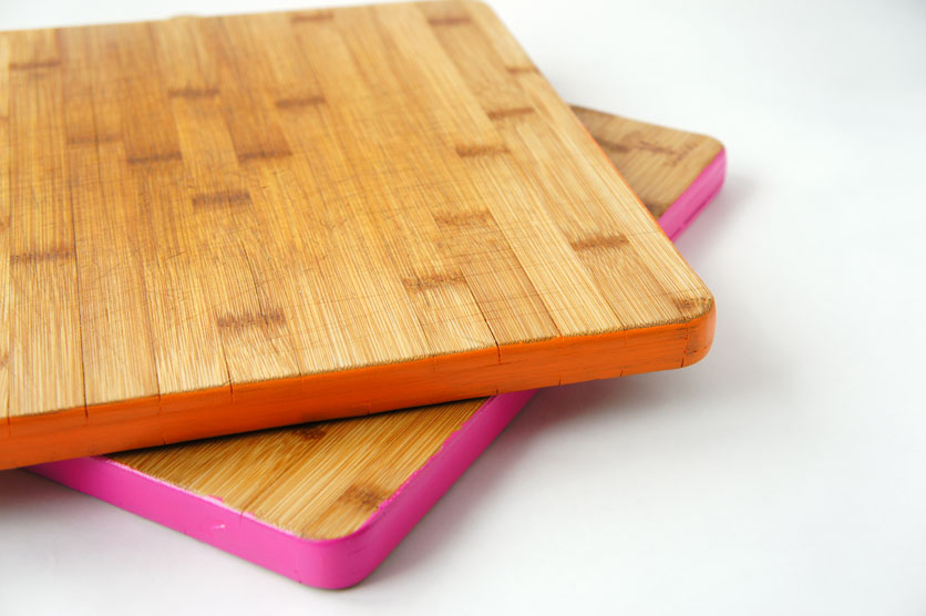 i d l e w i f e diy painted bamboo cutting boards