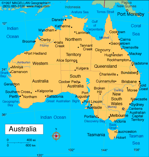 Countries of the world: Australia