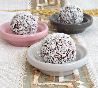 Bomboane cu cacao si rom