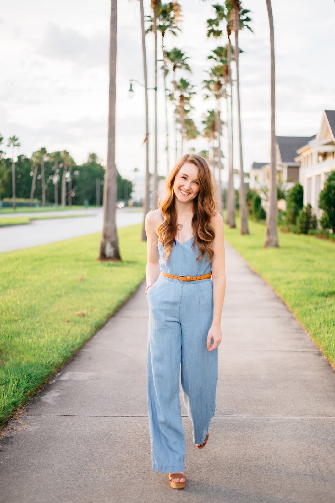 Chambray Jumpsuit / Lucky Day