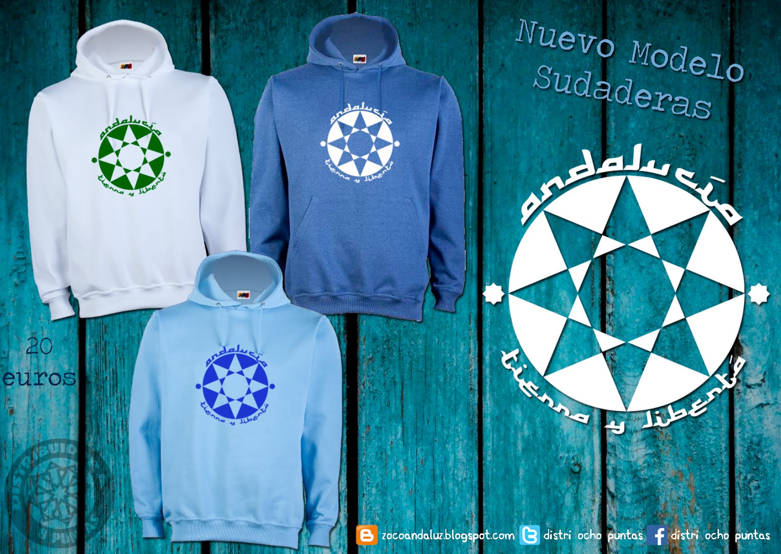 Sudadera o camiseta "Andalucía, Tierra y Libertá"