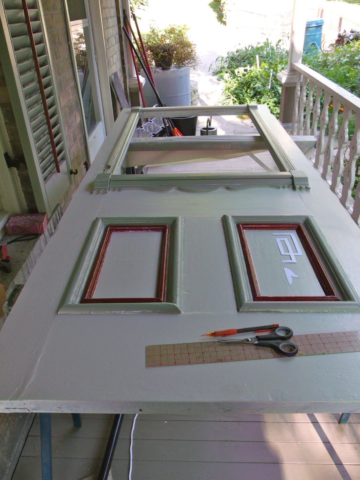 The Dusty Victorian Victorian Kitchen Door