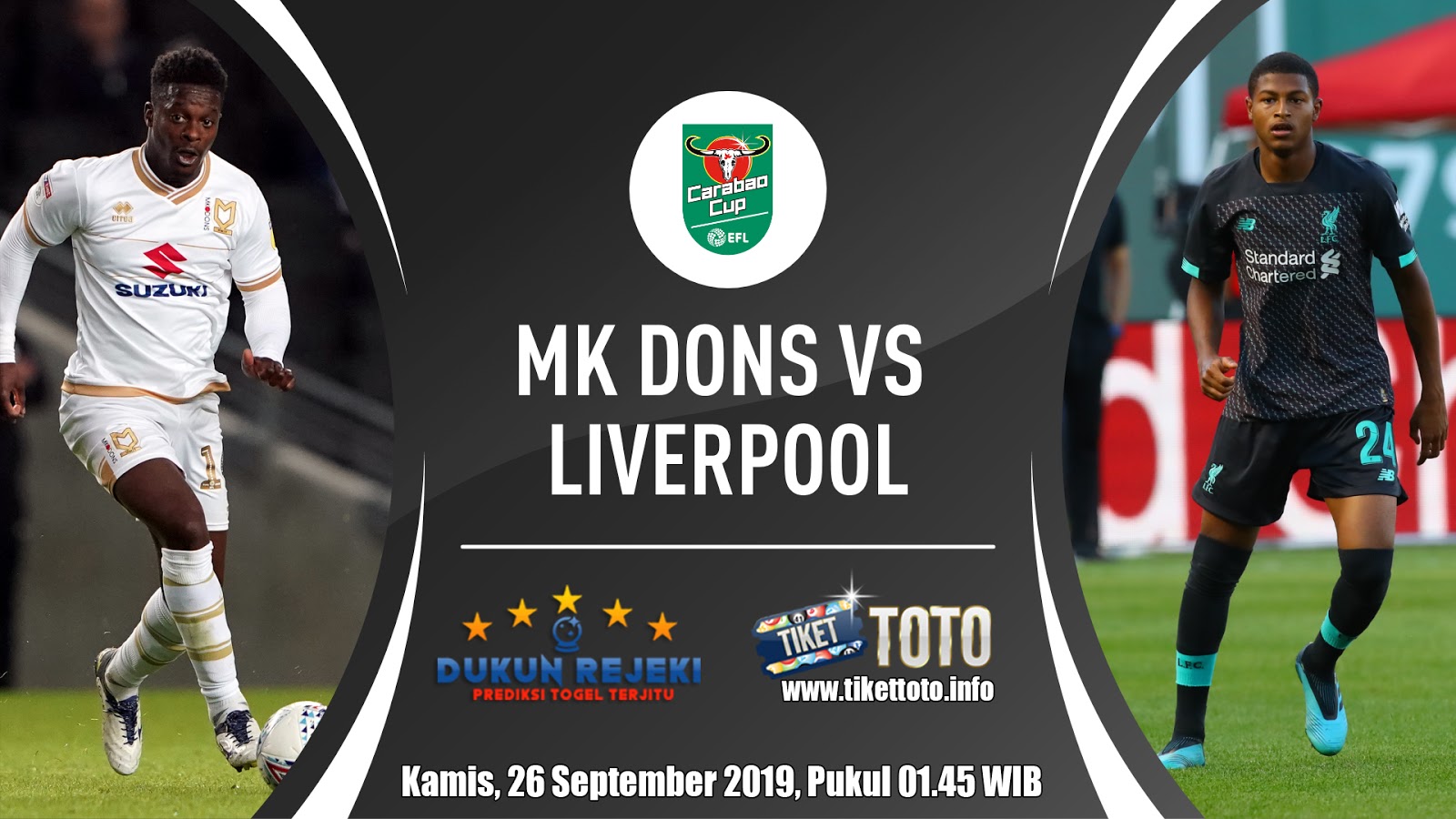 Prediksi EFL Cup MK Dons VS Liverpool 26 September 2019