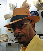 Panama Hat from The Hat House New York Honey colored panama hat from The Hat House worn by gentleman