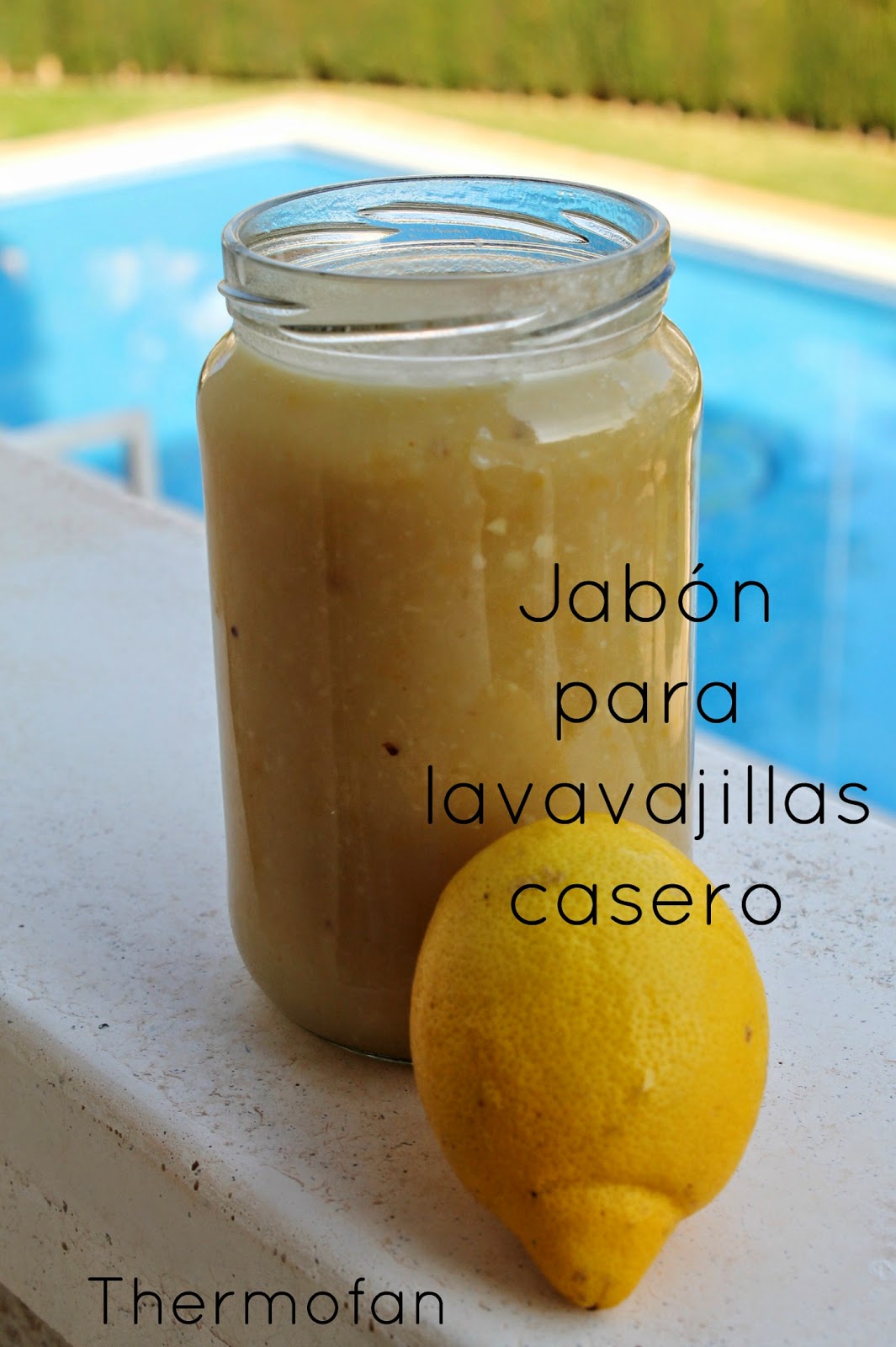 Jabón para lavavajillas casero THERMOFAN