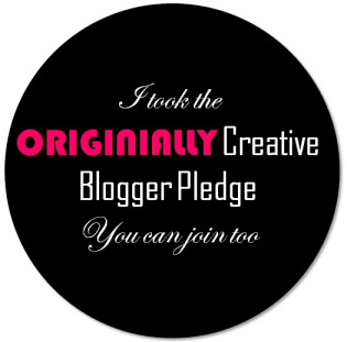 Originially Creative Blogger Pledge