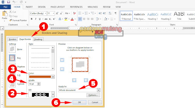 Cara Membuat Bingkai di Microsoft Word Cara Membuat Bingkai di Microsoft Word