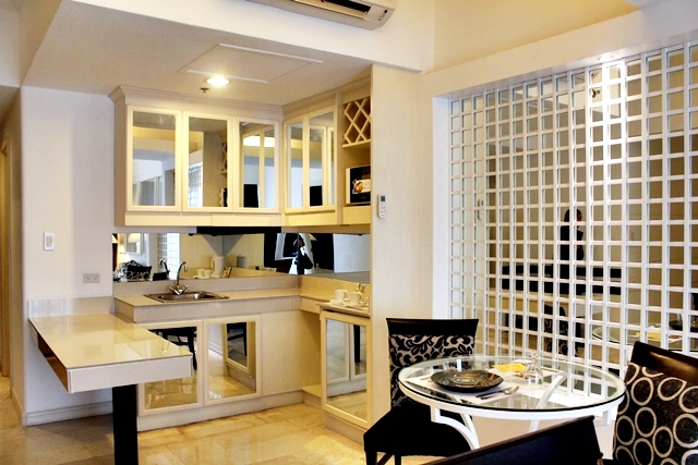Kitchen at the Premiere Suite of Vivere Hotel