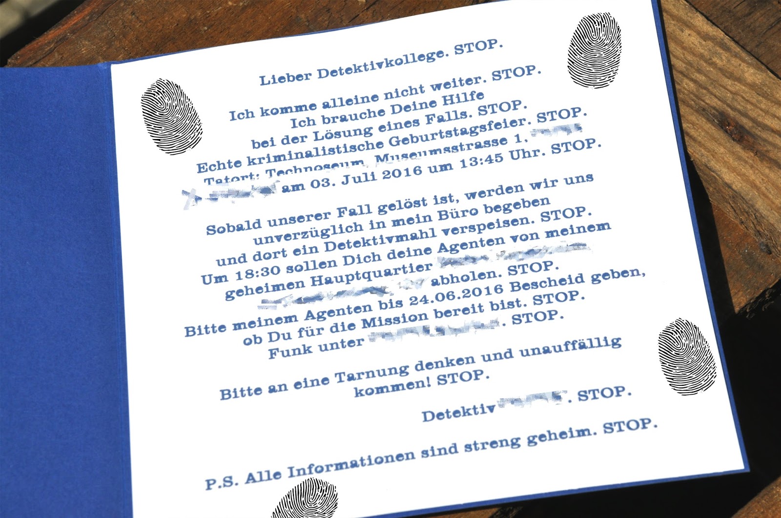 KubisArt: Kindergeburtstag Detektiv
