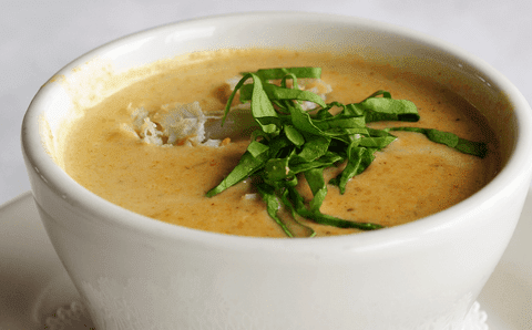Crab bisque soup