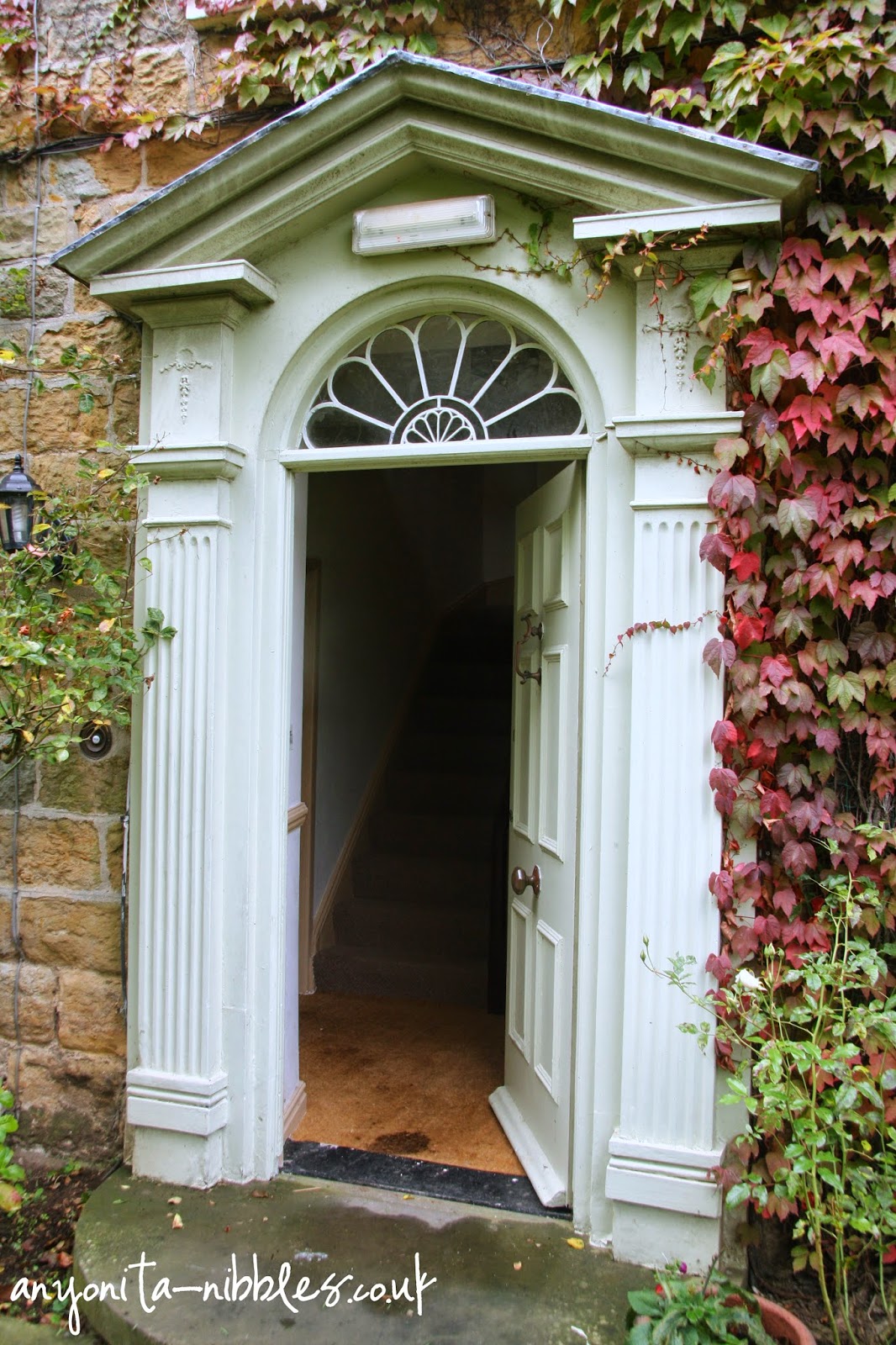 An open door creates an inviting atmosphere at Ox Pasture Hall Hotel | Anyonita-nibbles.co.uk