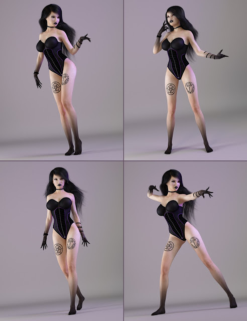 Enchantress Poses and Expressions for Genesis 3 Female