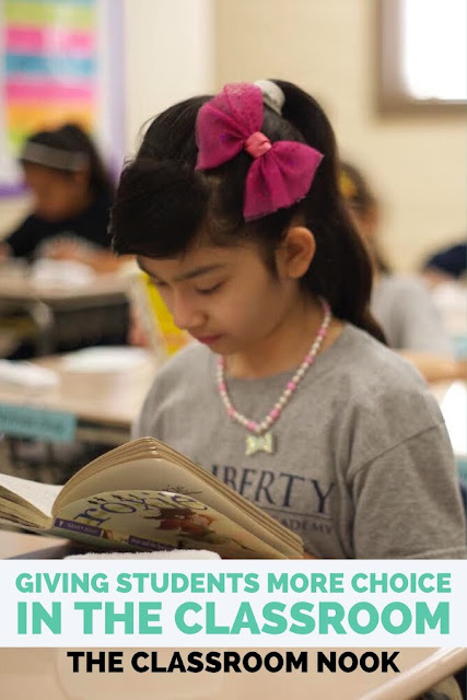 student choice in the classroom student choice in the classroom