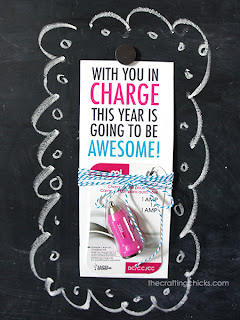 USB Charger Teacher Gift by The Crafting Chicks.