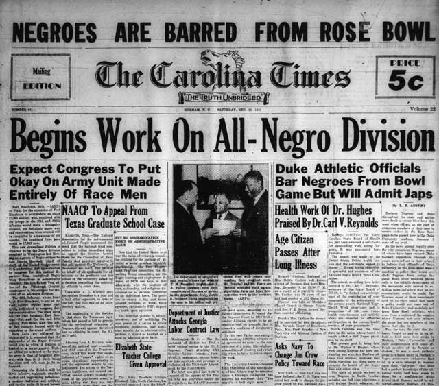 The Carolina Times, 20 December 1941 worldwartwo.filminspector.com