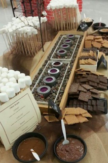 bar à smores et marshmallows mariage blog mariage www.unjourmonprinceviendra26.com