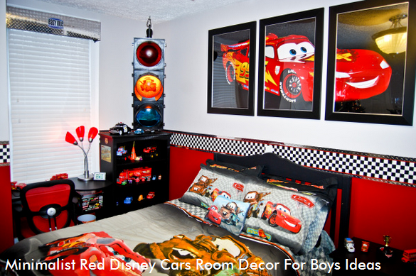 minimalist red disney cars room decor for boys ideas | formation