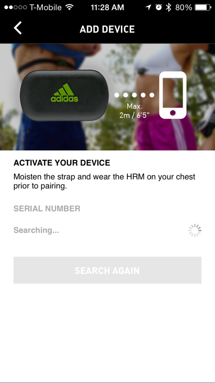 Triing to be Athletic Review Adidas Wearable Tech and miCoach Heart
