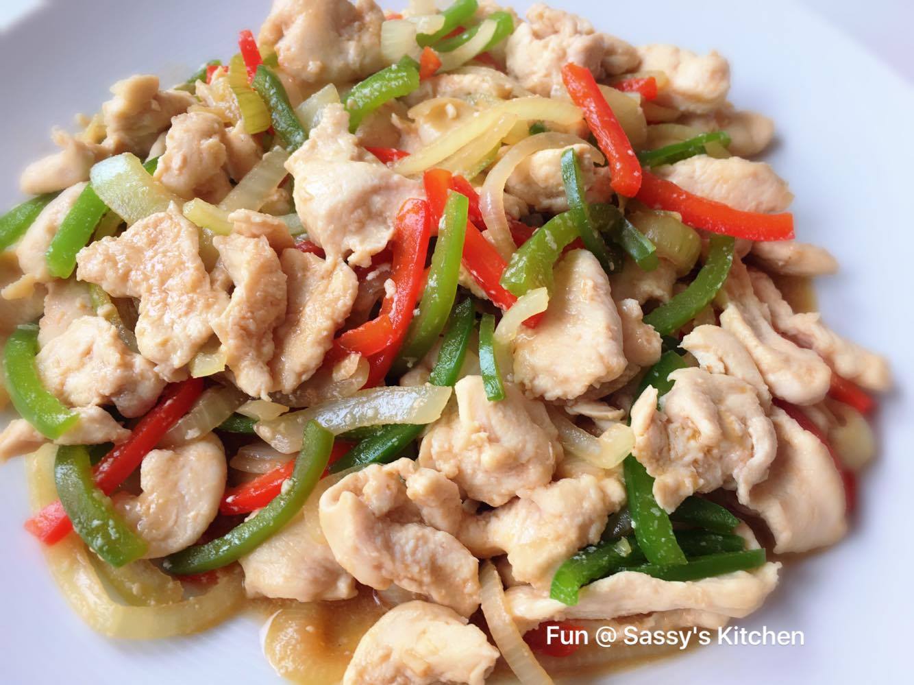 Plate & Palate Stir fry chicken with paprika by Angela Seah Thulin