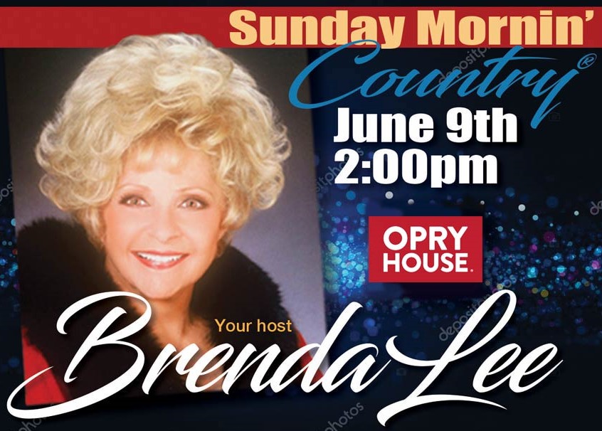 2019 Sunday Mornin' Country with Brenda Lee On Sale Now! #CMAFEST ~ CMA  Fest Autograph Signing and Meet and Greet Schedule