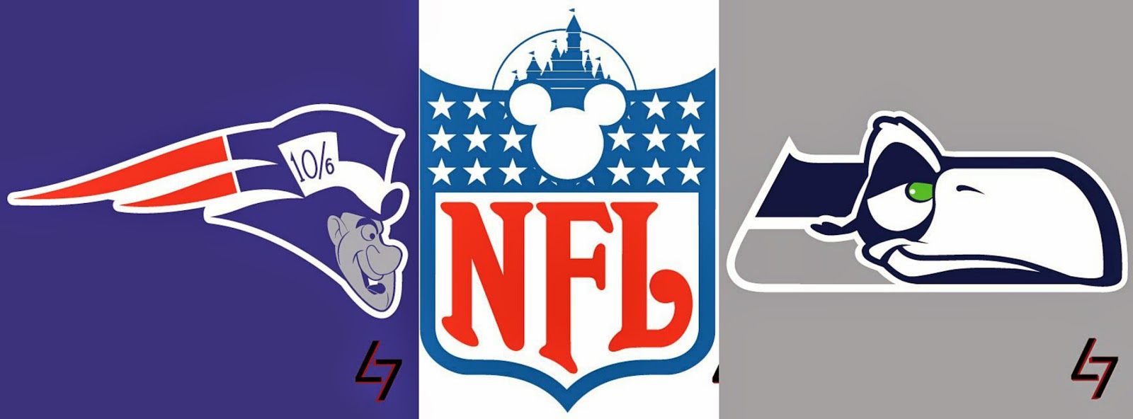 Disney characters as logo's  Nfl funny, Nfl teams logos, Nfl