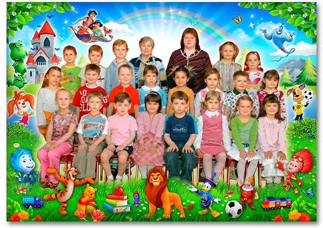 Общее фото в детском саду